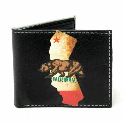 California Cali Bear Bifold Wallets In Gift Box Mens Womens Kids-Wallets-Empire Cove-Star-Casaba Shop