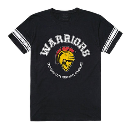 California State University Stanislaus Warriors NCAA Mens Football Tee T-Shirt-Campus-Wardrobe