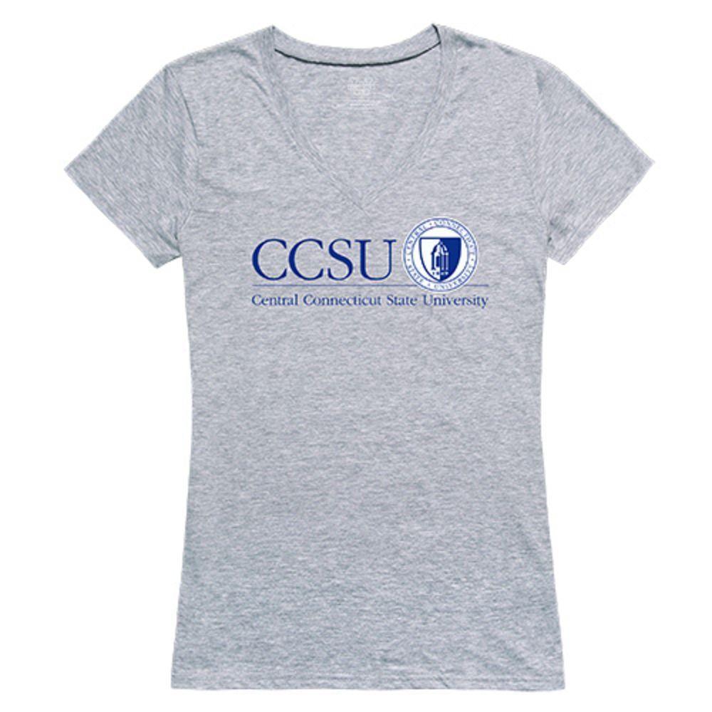Central Connecticut State University Blue Devils NCAA Women's Seal Tee T-Shirt-Campus-Wardrobe