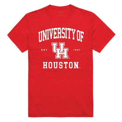 University of Houston Cougars NCAA Seal Tee T-Shirt Red-Campus-Wardrobe