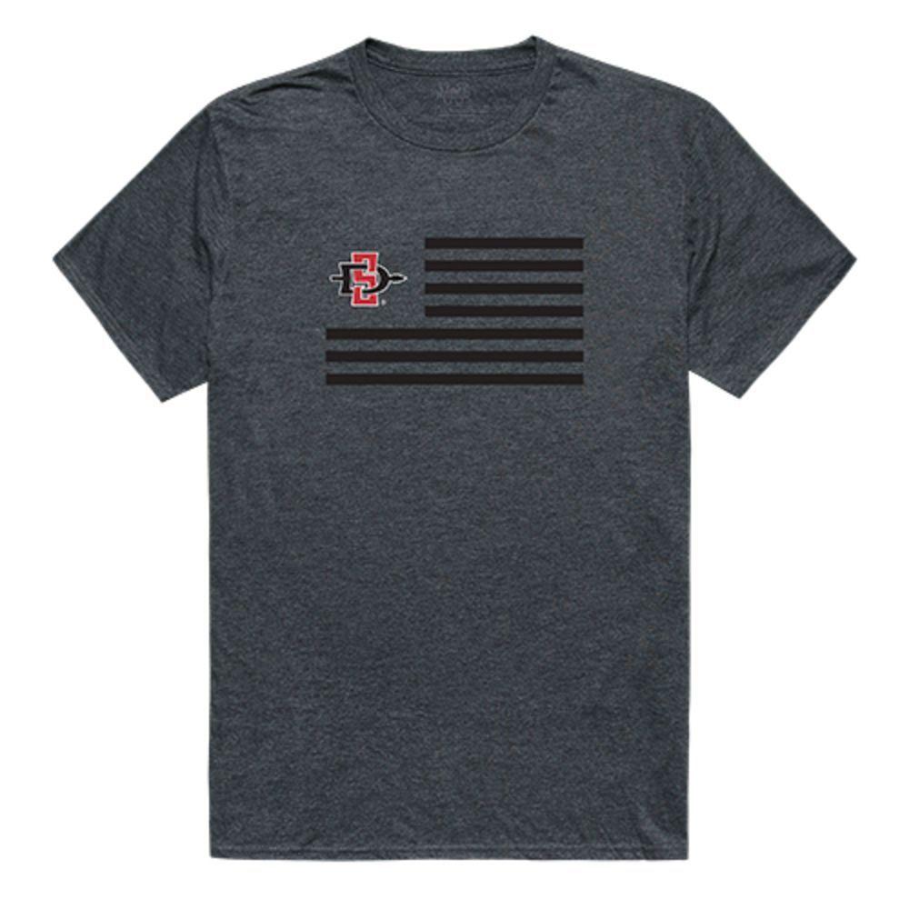 SDSU San Diego State University Aztecs NCAA Flag Tee T-Shirt-Campus-Wardrobe