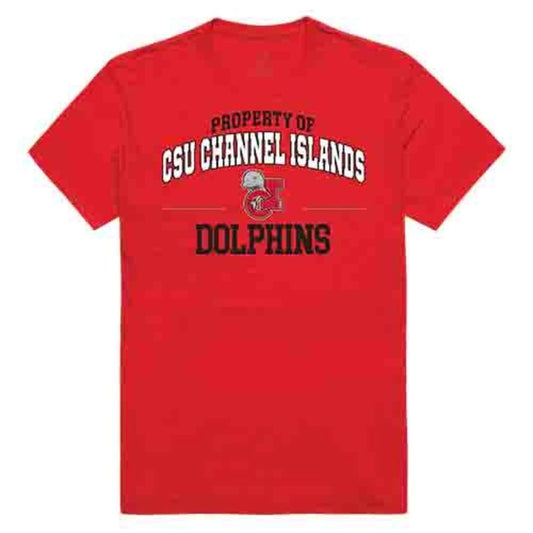 Cal State University Channel Islands NCAA Property of Tee T-Shirt Red-Campus-Wardrobe