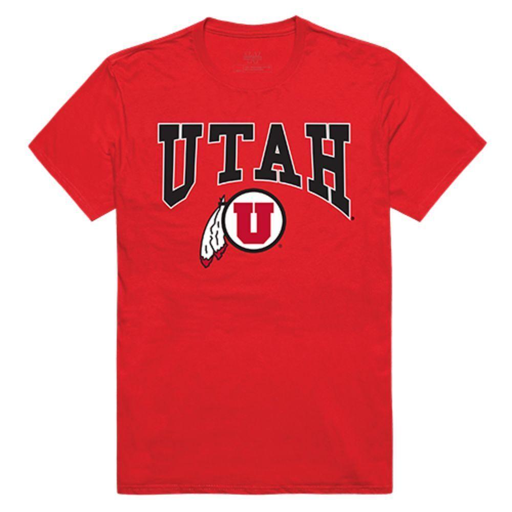 University of Utah Utes NCAA Athletic Tee T-Shirt Red-Campus-Wardrobe