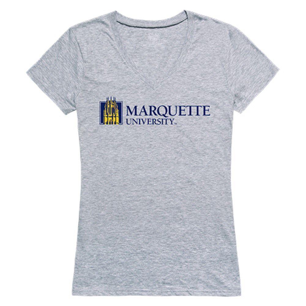 Marquette University Golden Eagles NCAA Women's Seal Tee T-Shirt-Campus-Wardrobe