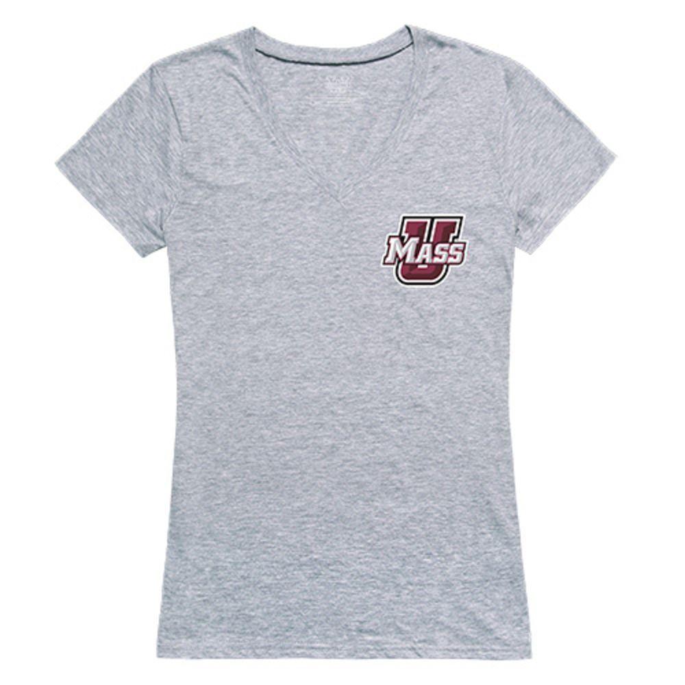 University of Massachusetts Amherst Minuteman NCAA Women's Seal Tee T-Shirt-Campus-Wardrobe