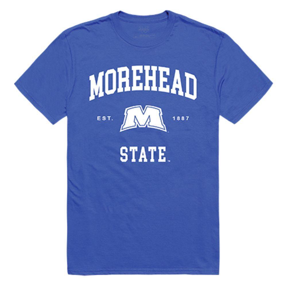 Morehead State University Eagles NCAA Seal Tee T-Shirt Royal-Campus-Wardrobe
