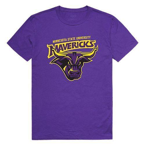 Minnesota State University Mankato Mavericks NCAA Freshman Tee T-Shirt Purple-Campus-Wardrobe