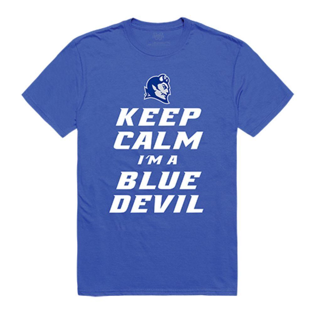 Central Connecticut State University Blue Devils NCAA Keep Calm Tee T-Shirt-Campus-Wardrobe