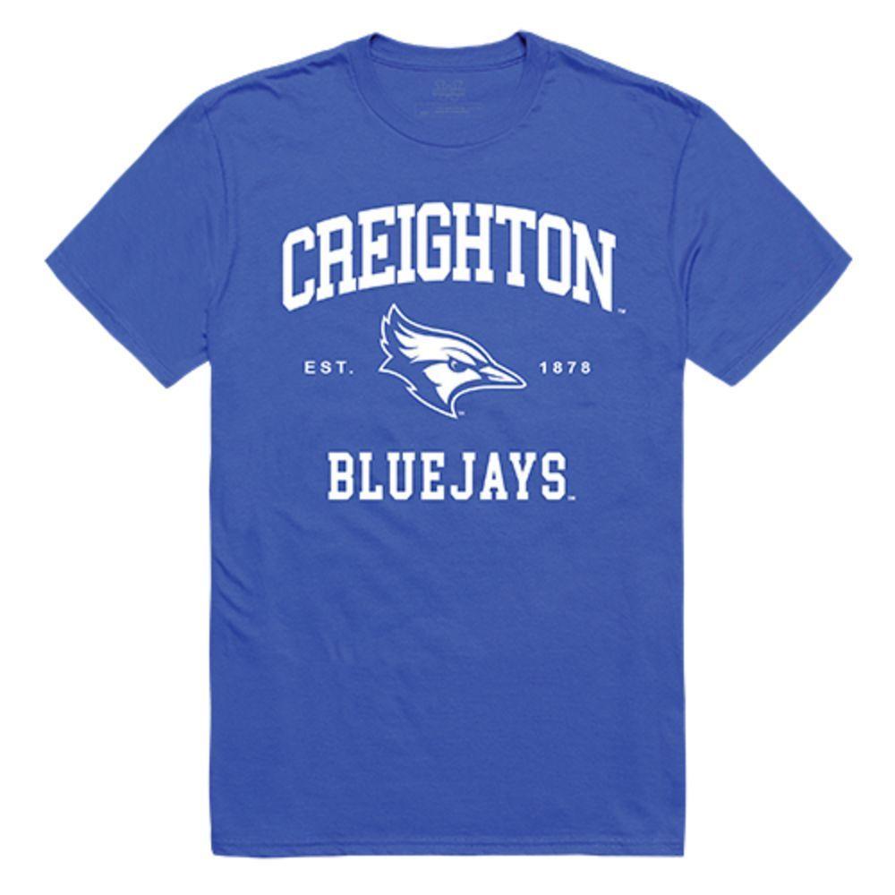 Creighton University Bluejays NCAA Seal Tee T-Shirt Royal-Campus-Wardrobe