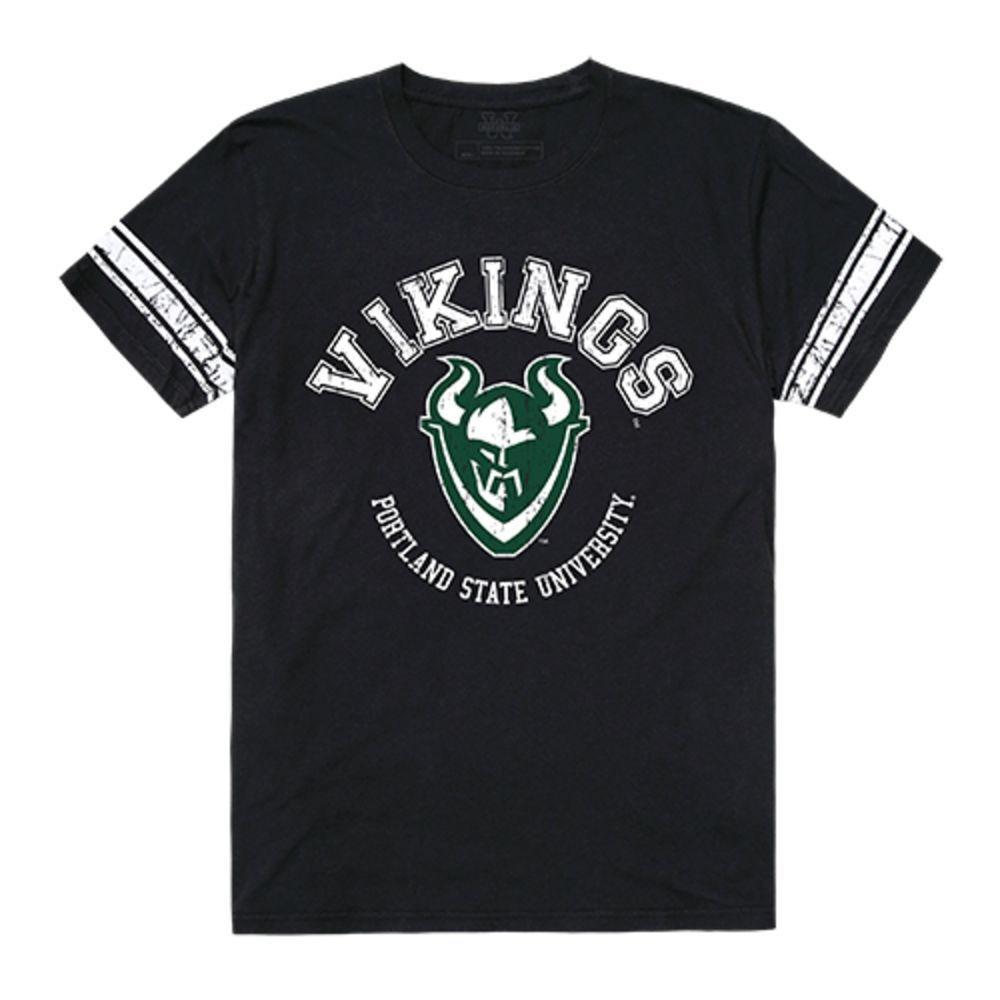 Portland State University Vikings NCAA Men's Football Tee T-Shirt-Campus-Wardrobe