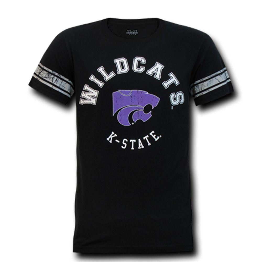 Kansas State University Wildcats NCAA Men's Football Tee T-Shirt-Campus-Wardrobe