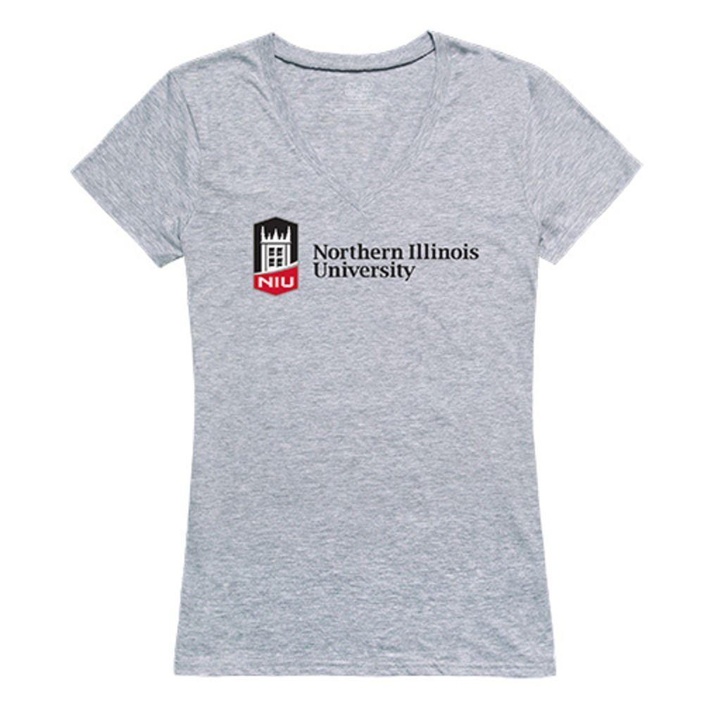 NIU Northern Illinois University Huskies NCAA Women's Seal Tee T-Shirt-Campus-Wardrobe