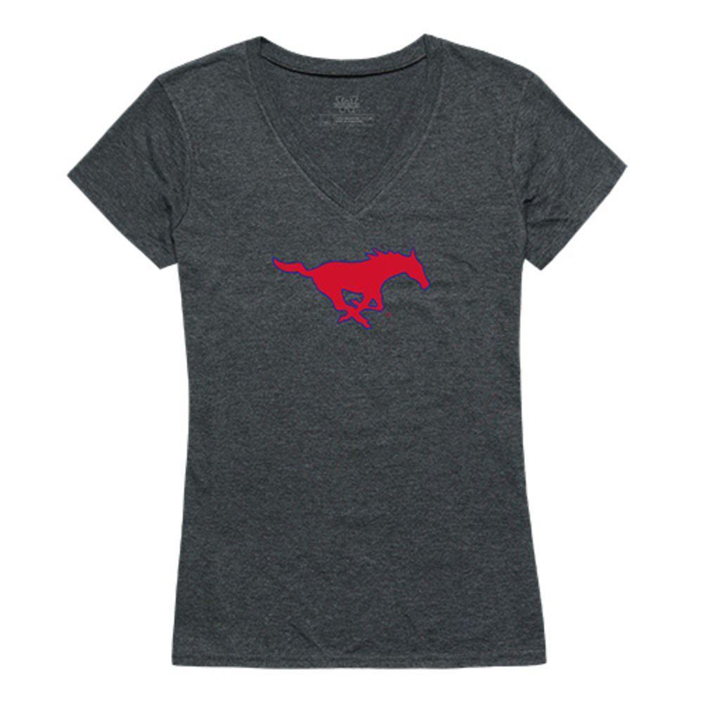 Southern Methodist University Mustangs NCAA Women's Cinder Tee T-Shirt-Campus-Wardrobe