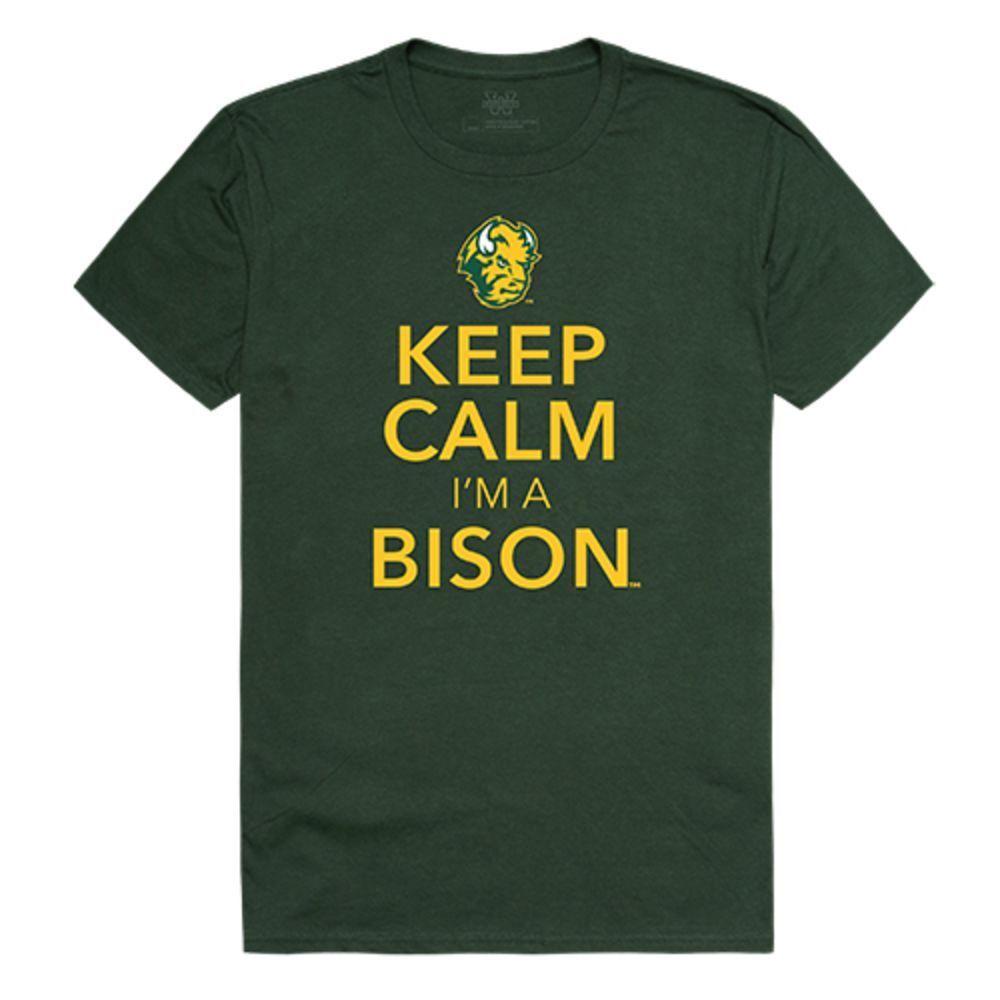 North Dakota State University Bison Thundering Herd NCAA Keep Calm Tee T-Shirt-Campus-Wardrobe