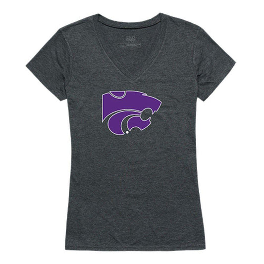 Kansas State University Wildcats NCAA Women's Cinder Tee T-Shirt-Campus-Wardrobe