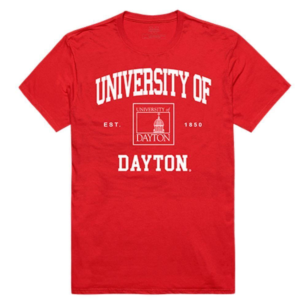 University of Dayton Flyers NCAA Seal Tee T-Shirt Red-Campus-Wardrobe