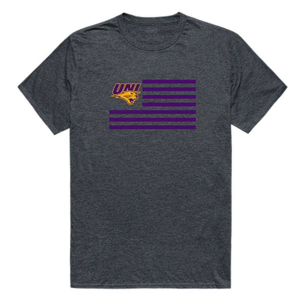 University of Northen Iowa Panthers NCAA Flag Tee T-Shirt-Campus-Wardrobe