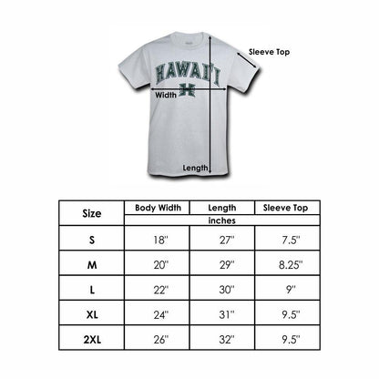 University of Hawaii Rainbow Warriors NCAA Women's Cinder Tee T-Shirt-Campus-Wardrobe