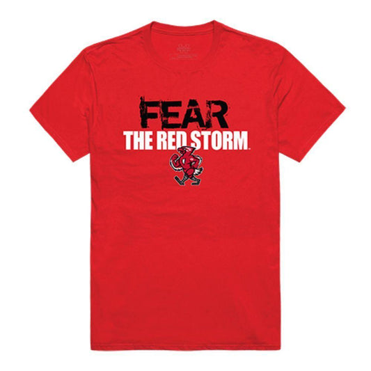 St. John's University Red Storm NCAA Fear Tee T-Shirt Red-Campus-Wardrobe