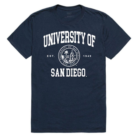 University of San Diego Toreros NCAA Seal Tee T-Shirt-Campus-Wardrobe
