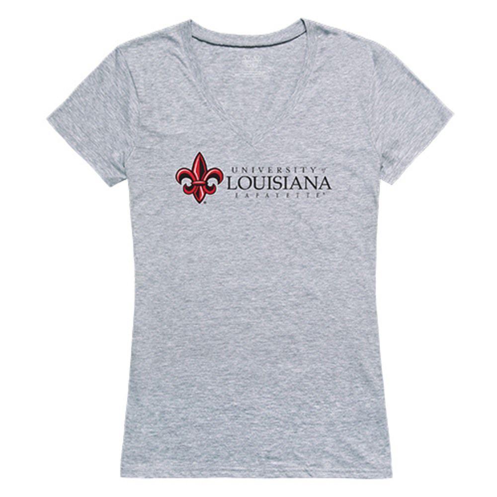 University of Louisiana at Lafayette Ragin' Cajuns NCAA Women's Seal Tee T-Shirt-Campus-Wardrobe