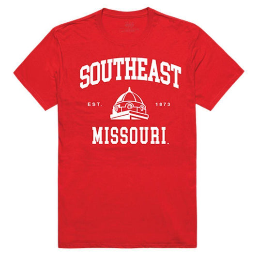 Southeast Missouri State University Redhawks NCAA Seal Tee T-Shirt Red-Campus-Wardrobe