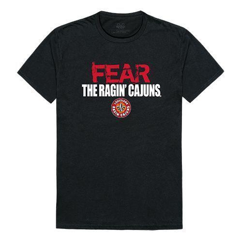 University of Louisiana at Lafayette Ragin' Cajuns NCAA Fear Tee T-Shirt-Campus-Wardrobe