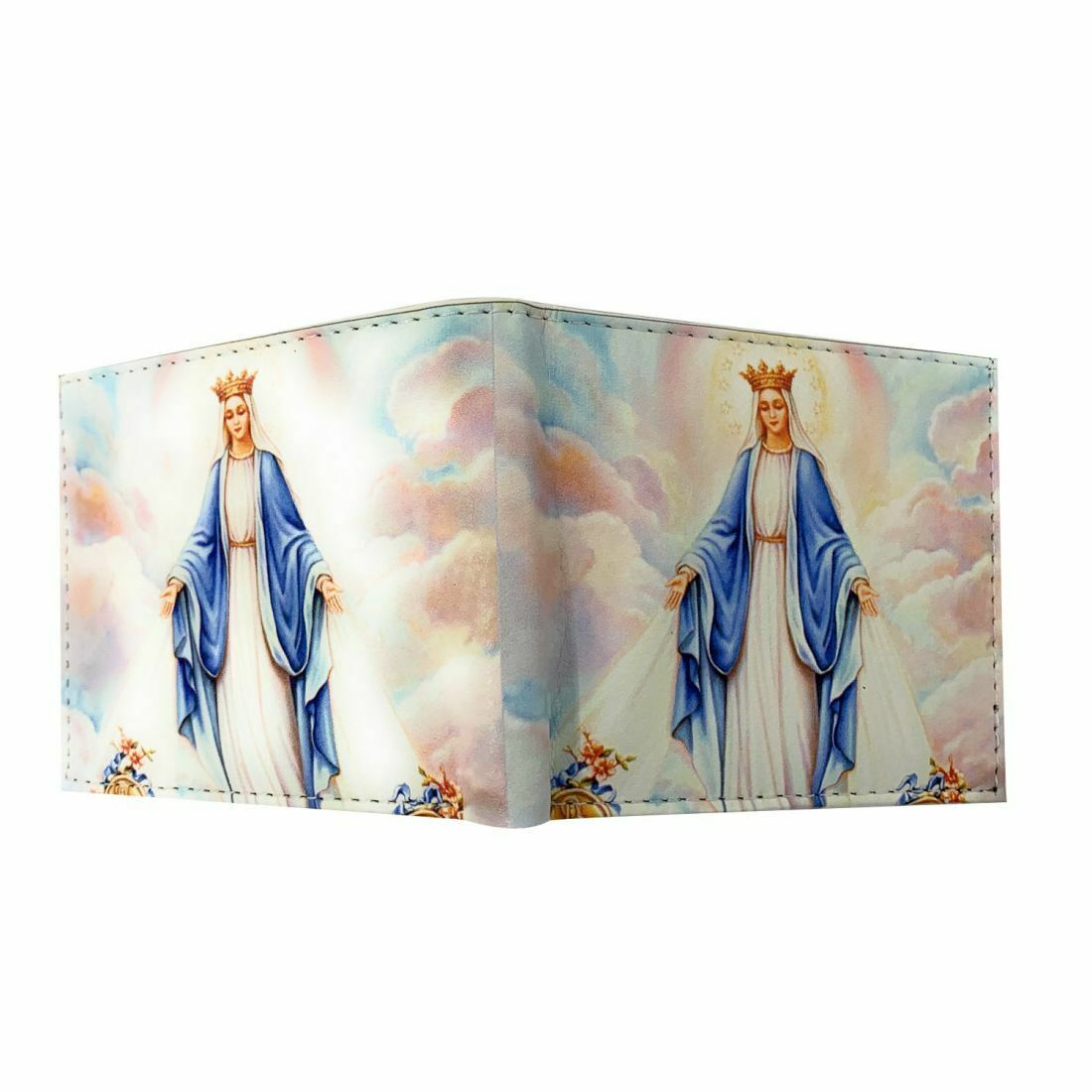 Christian Jesus Bifold Wallets In Gift Box Mens Womens Kids-Wallets-Empire Cove-LL-FATIMA-Casaba Shop