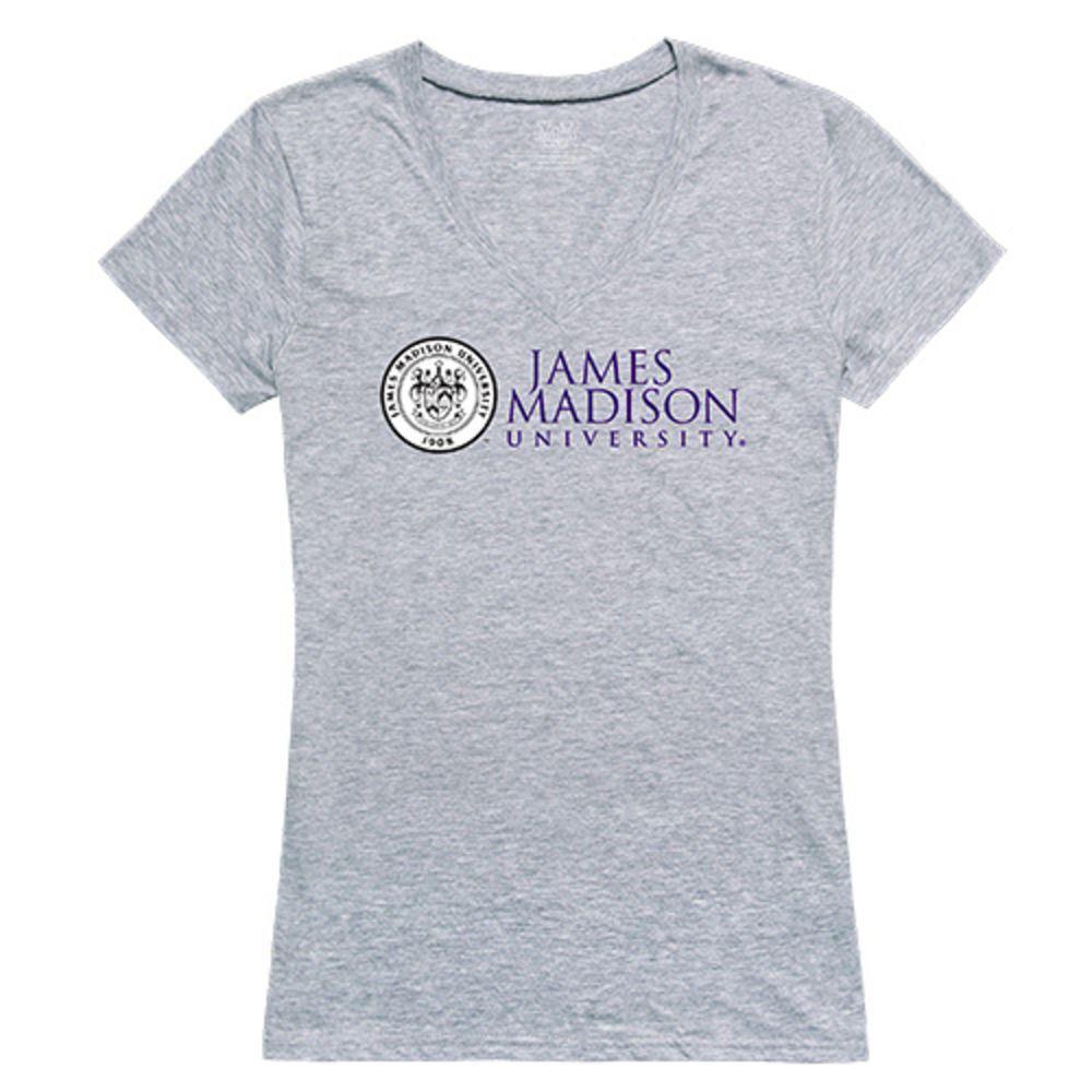 James Madison University Foundation Dukes NCAA Women's Seal Tee T-Shirt-Campus-Wardrobe