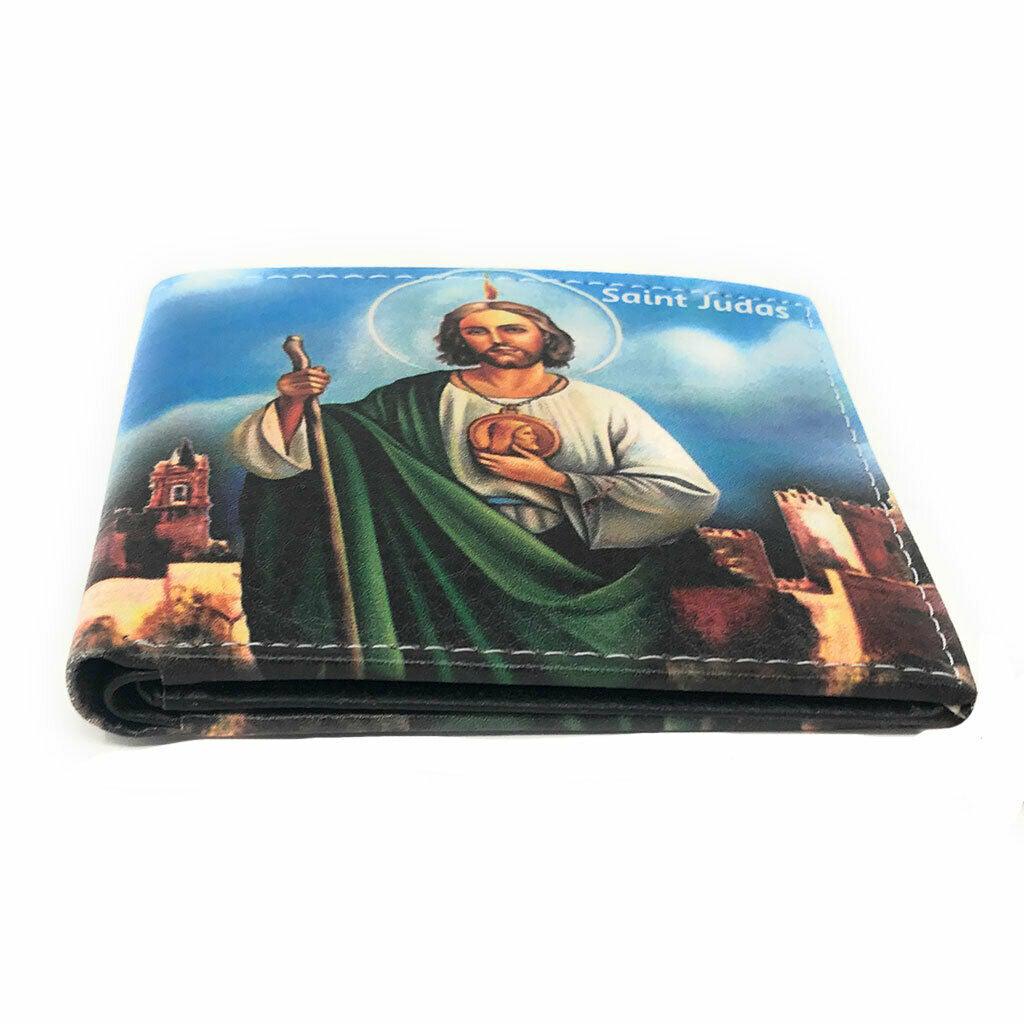 Christian Jesus Bifold Wallets In Gift Box Mens Womens Kids-Wallets-Empire Cove-LL-FATIMA-Casaba Shop