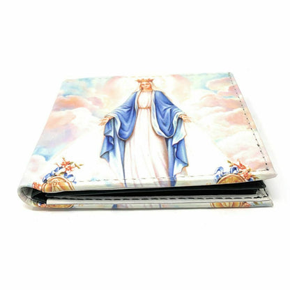 Christian Jesus Bifold Wallets In Gift Box Mens Womens Kids-Wallets-Empire Cove-LL-FATIMA-Casaba Shop