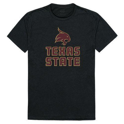 Texas State University Boko the Bobcat NCAA Freshman Tee T-Shirt-Campus-Wardrobe