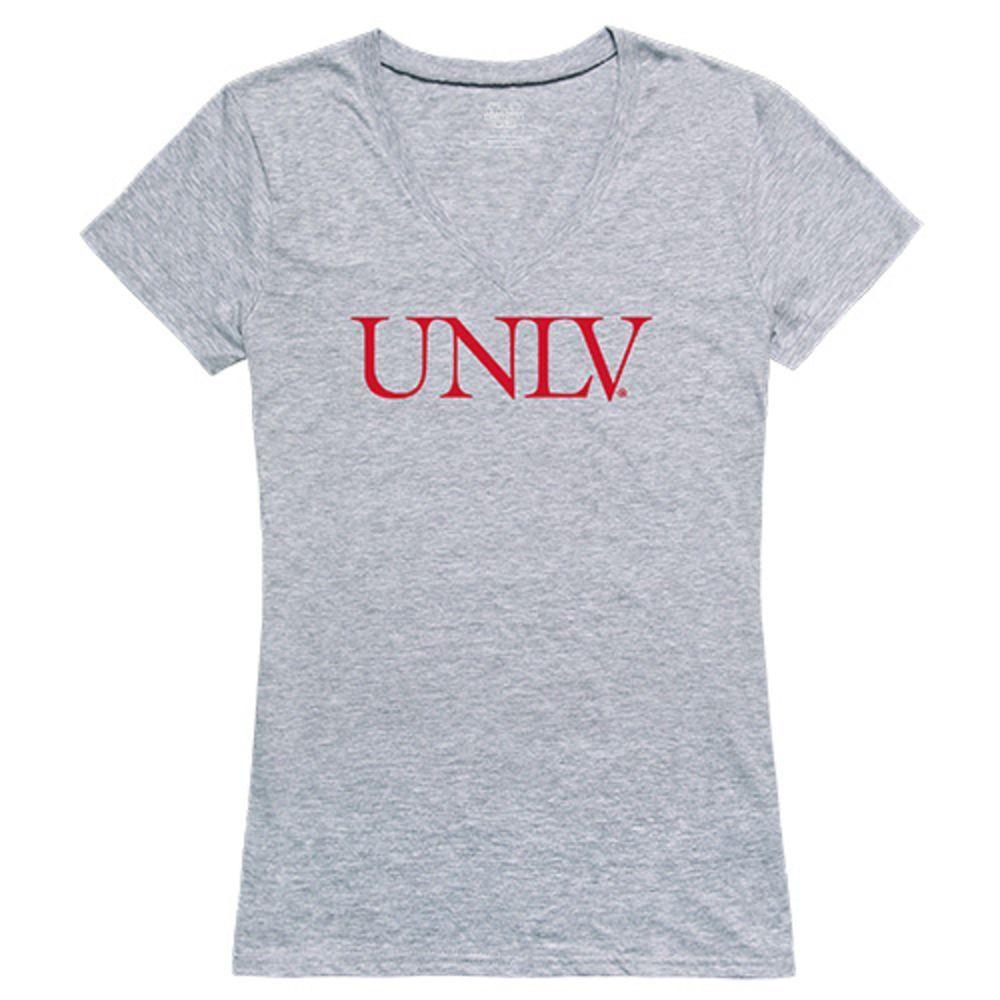 UNLV University of Nevada Las Vegas Rebels NCAA Women's Seal Tee T-Shirt-Campus-Wardrobe