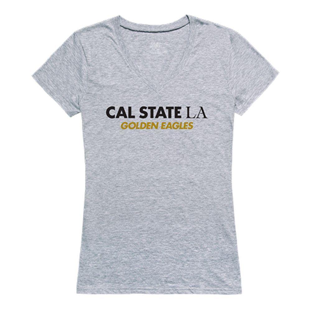 Cal State University Los Angeles Golden Eagles NCAA Women's Seal Tee T-Shirt-Campus-Wardrobe