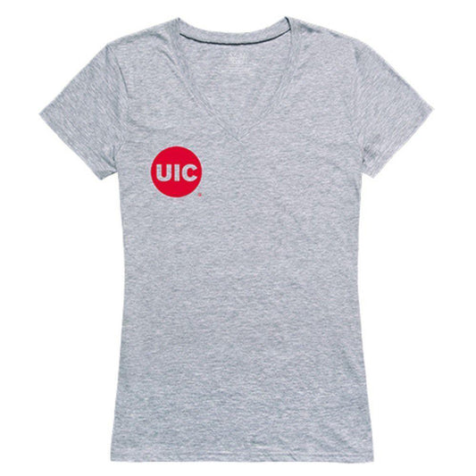 University of Illinois at Chicago Flames NCAA Women's Seal Tee T-Shirt-Campus-Wardrobe
