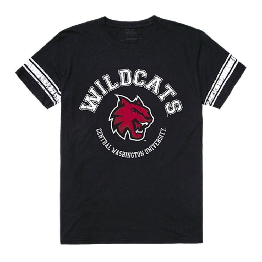 Central Washington University Wildcats NCAA Men's Football Tee T-Shirt-Campus-Wardrobe