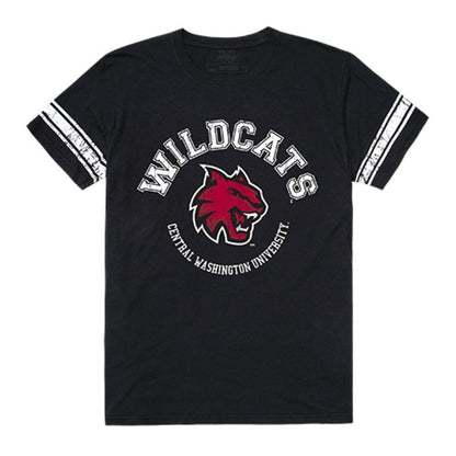 Central Washington University Wildcats NCAA Men's Football Tee T-Shirt-Campus-Wardrobe