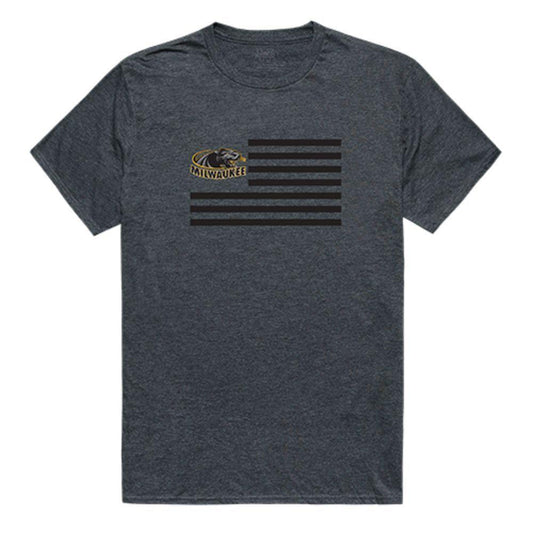 University of Wisconsin Milwaukee Panthers NCAA Flag Tee T-Shirt-Campus-Wardrobe