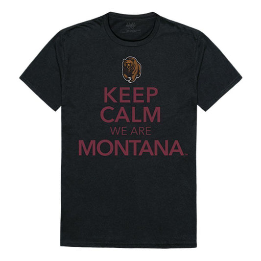 University of Montana Grizzlies NCAA Keep Calm Tee T-Shirt-Campus-Wardrobe