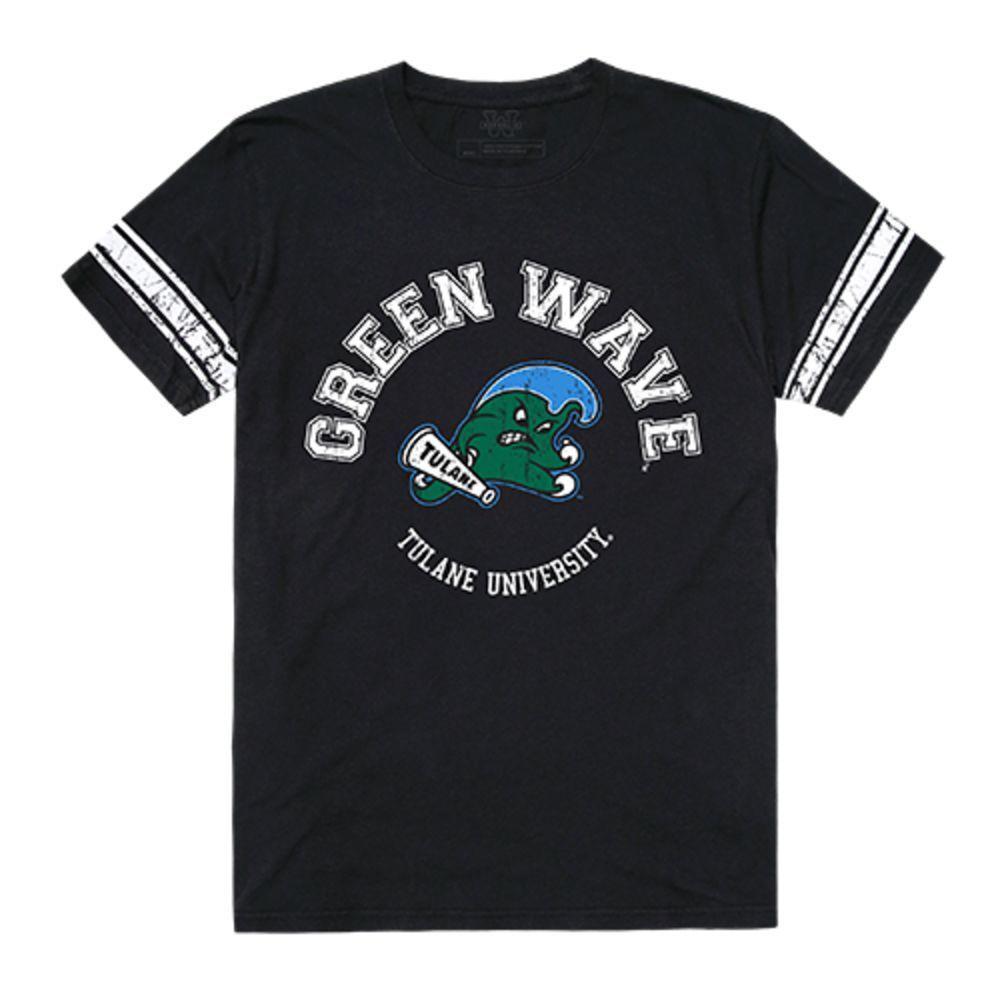 Tulane University Green Wave NCAA Men's Football Tee T-Shirt-Campus-Wardrobe
