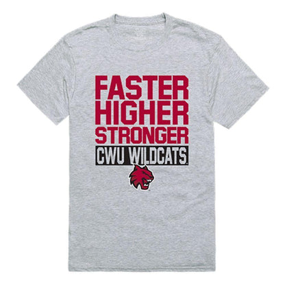 Central Washington University Wildcats NCAA Workout Tee T-Shirt-Campus-Wardrobe
