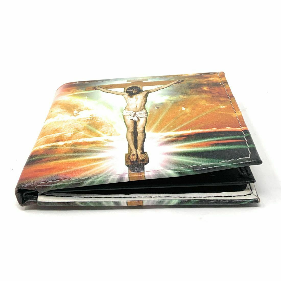 Christian Jesus Bifold Wallets In Gift Box Mens Womens Kids-Wallets-Empire Cove-LL-FATIMA-Casaba Shop