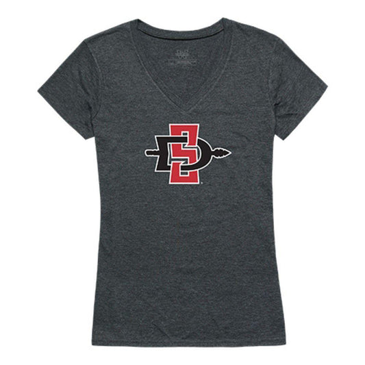SDSU San Diego State University Aztecs NCAA Women's Cinder Tee T-Shirt-Campus-Wardrobe