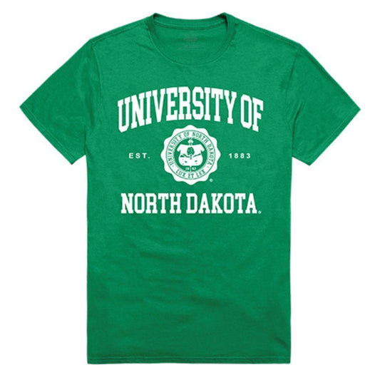 University of North Dakota Fighting Hawks NCAA Seal Tee T-Shirt Kelly-Campus-Wardrobe