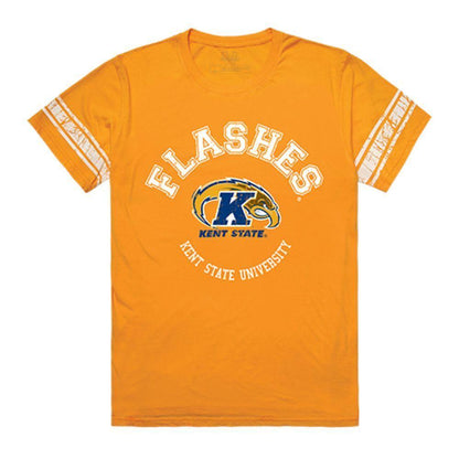 Kent State University The Golden Eagles NCAA Men's Football Tee T-Shirt Gold-Campus-Wardrobe