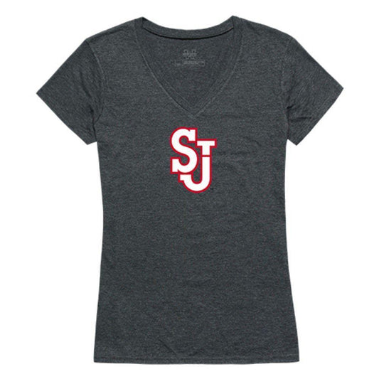 St. John's University Red Storm NCAA Women's Cinder Tee T-Shirt-Campus-Wardrobe