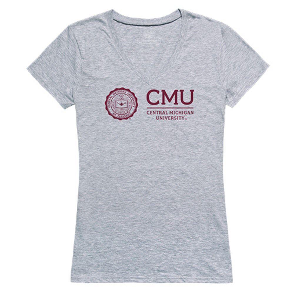 CMU Central Michigan University Chippewas NCAA Women's Seal Tee T-Shirt-Campus-Wardrobe