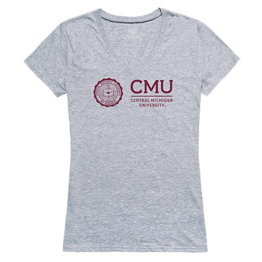 CMU Central Michigan University Chippewas NCAA Women's Seal Tee T-Shirt-Campus-Wardrobe