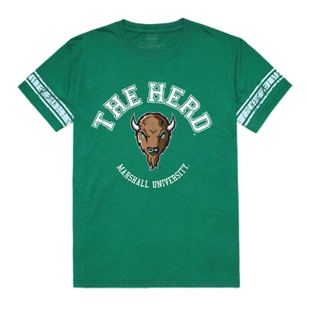 Marshall University Thundering Herd NCAA Men's Football Tee T-Shirt Kelly-Campus-Wardrobe