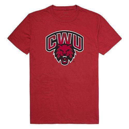Central Washington University Wildcats NCAA Freshman Tee T-Shirt Cardinal-Campus-Wardrobe